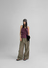 Jackt Layered Wrap Skirt Pants