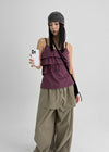 Jackt Layered Wrap Skirt Pants