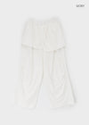 Jackt Layered Wrap Skirt Pants