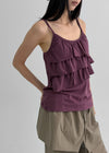 Novak Shirring Cancan Round Sleeveless