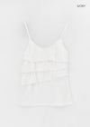 Novak Shirring Cancan Round Sleeveless