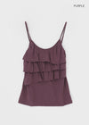 Novak Shirring Cancan Round Sleeveless