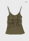 Novak Shirring Cancan Round Sleeveless