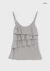 Novak Shirring Cancan Round Sleeveless