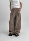 Bohol Curve Wide Back Banding Cotton Pants