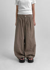 Bohol Curve Wide Back Banding Cotton Pants