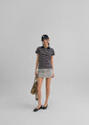 Pinsor Banding Miniskirt
