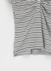 Geltra Shirring Collar Short Sleeve T-shirt