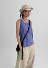 Idet Strap Color Block Bucket Hat