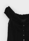 Thumb Two-way Frill Sleeveless Blouse