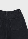 Ziplo Striped Bermuda Denim Pants