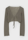 Xile linen cropped cardigan