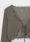 Xile linen cropped cardigan