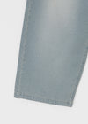 Nend Summer Washed Ribbed Wide Denim Pants