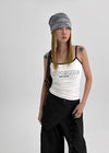 Befu Number Printing Sleeveless (built-in Cap)