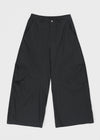 Relvina Set - Eyelet Layered Wrap Skirt And Wide Pants