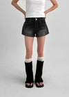 Perot Washed Denim Shorts