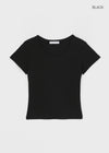 Lilbet Slim Fit U-Neck Short Sleeve Tee