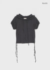 Hatten Strap Short Sleeve Hoodie