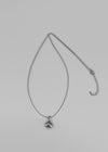 Tingfer Silver Drop Pendant Necklace