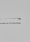 Tingfer Silver Drop Pendant Necklace