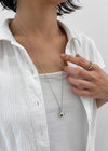 Kapha Circle Silver Ball Ring