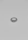 Kapha Circle Silver Ball Ring