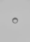 Kapha Circle Silver Ball Ring
