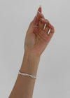 (silver 925)kilom Twist Mini Ball Banding Bracelet