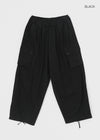 (UNISEX) Cladded Pigment Cargo Balloon Wide Two-way Pants