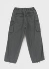 (UNISEX) Cladded Pigment Cargo Balloon Wide Two-way Pants