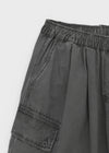 (UNISEX) Cladded Pigment Cargo Balloon Wide Two-way Pants