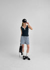 Coolkya Check Banding Shorts