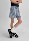 Coolkya Check Banding Shorts