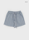 Coolkya Check Banding Shorts