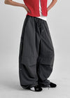 (UNISEX) Royal Nylon Rivet Carpenter Wide Two-way Pants