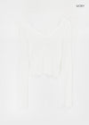 Hong Hong Button Lace Crop Cardigan