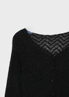 Hong Hong Button Lace Crop Cardigan