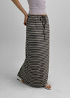 Camluth Stripe Banding Long Skirt