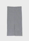 Camluth Stripe Banding Long Skirt