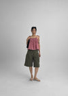 Current Check Sleeveless Blouse