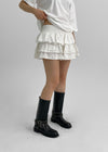 Compton Banding Cancan Lace Mini Skirt Pants
