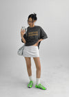 Monsen Lettering Vintage Short Sleeve T-shirt