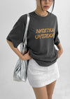 Monsen Lettering Vintage Short Sleeve T-shirt