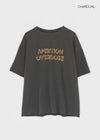 Monsen Lettering Vintage Short Sleeve T-shirt