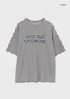 Monsen Lettering Vintage Short Sleeve T-shirt