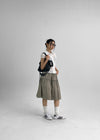 Pinton Summer Cap Sleeve Striped Short Sleeve Shirt