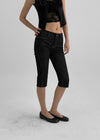 Pucha Low Raw Denim Capri Pants