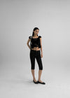 Pucha Low Raw Denim Capri Pants