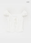 Pentat Cap Sleeve Layered Cardigan Short Sleeve T-shirt